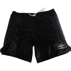 Vtg Umbro Black Goalkeeper Padded Shorts Men’s Med
